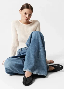 & Other Stories Loafers & Flats | Almond-Toe Ballerina Flats