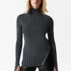 & Other Stories Tops | Sweaters & Knits | Asymmetric Rib-Knit Top