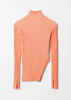 & Other Stories Tops | Sweaters & Knits | Asymmetric Rib-Knit Top