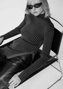 & Other Stories Tops | Sweaters & Knits | Asymmetric Rib-Knit Top