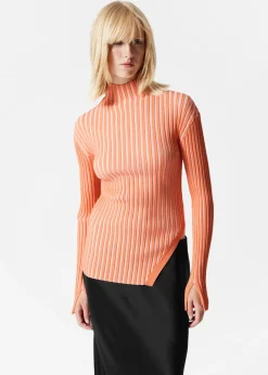 & Other Stories Tops | Sweaters & Knits | Asymmetric Rib-Knit Top