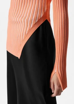 & Other Stories Tops | Sweaters & Knits | Asymmetric Rib-Knit Top