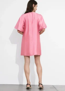 & Other Stories Dresses | Balloon-Sleeve Mini Dress