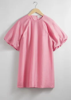 & Other Stories Dresses | Balloon-Sleeve Mini Dress