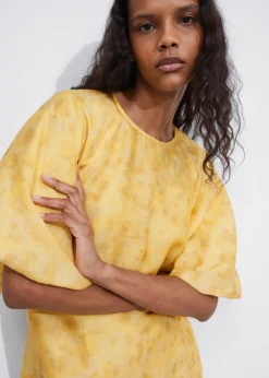 & Other Stories Dresses | Balloon-Sleeve Mini Dress