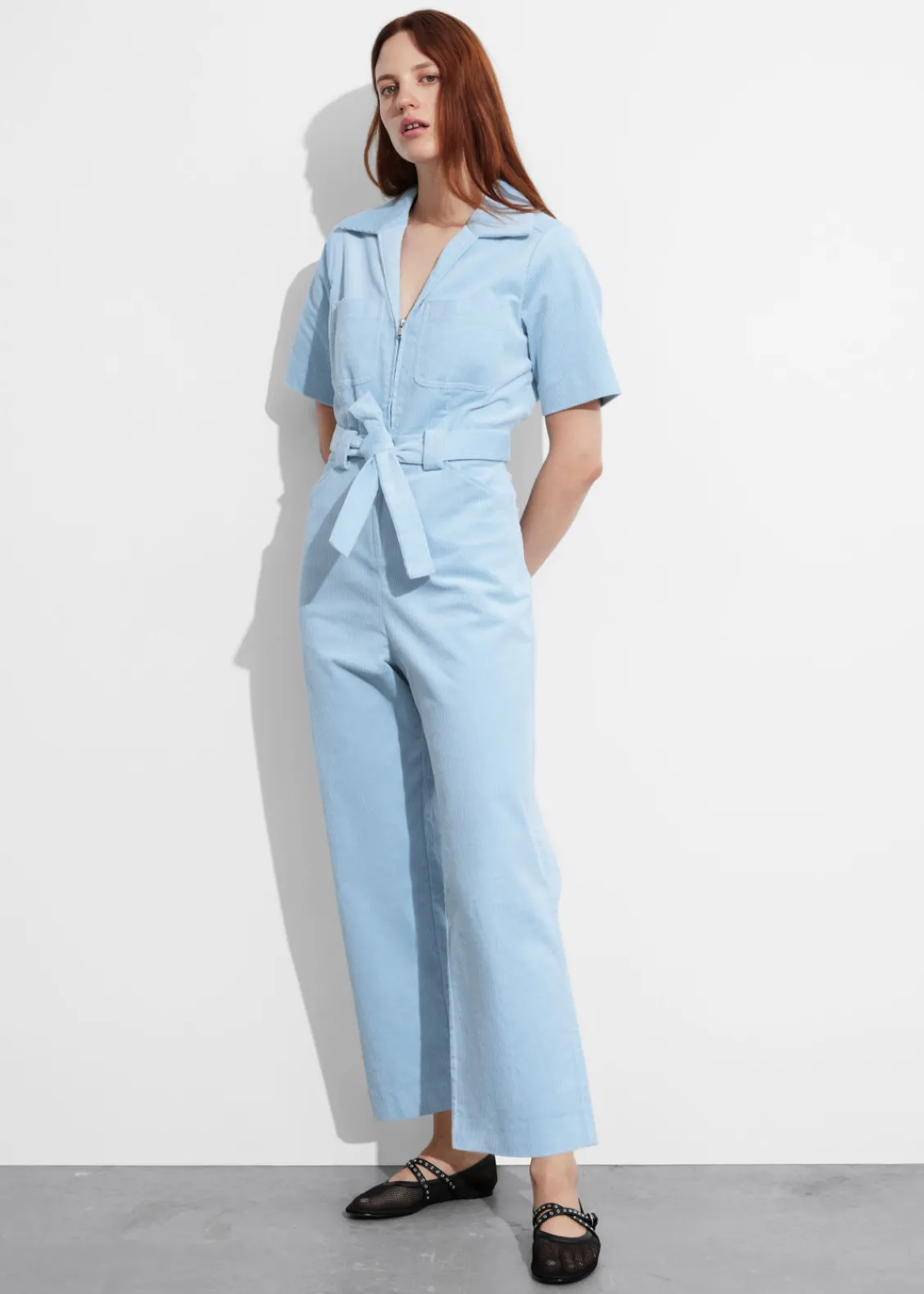 & Other Stories Jumpsuits | Pants | Belted Corduroy Jumpsuit