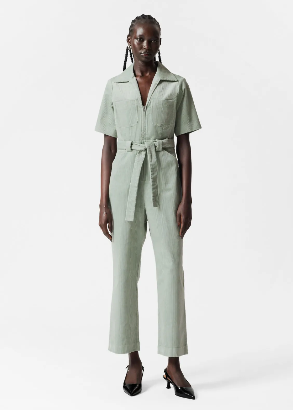 & Other Stories Jumpsuits | Pants | Belted Corduroy Jumpsuit