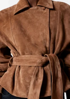 & Other Stories Sets & Suits | Outerwear | Belted Suede Jacket Brown