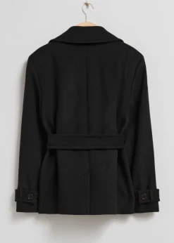 & Other Stories Outerwear | Belted Wool Jacket