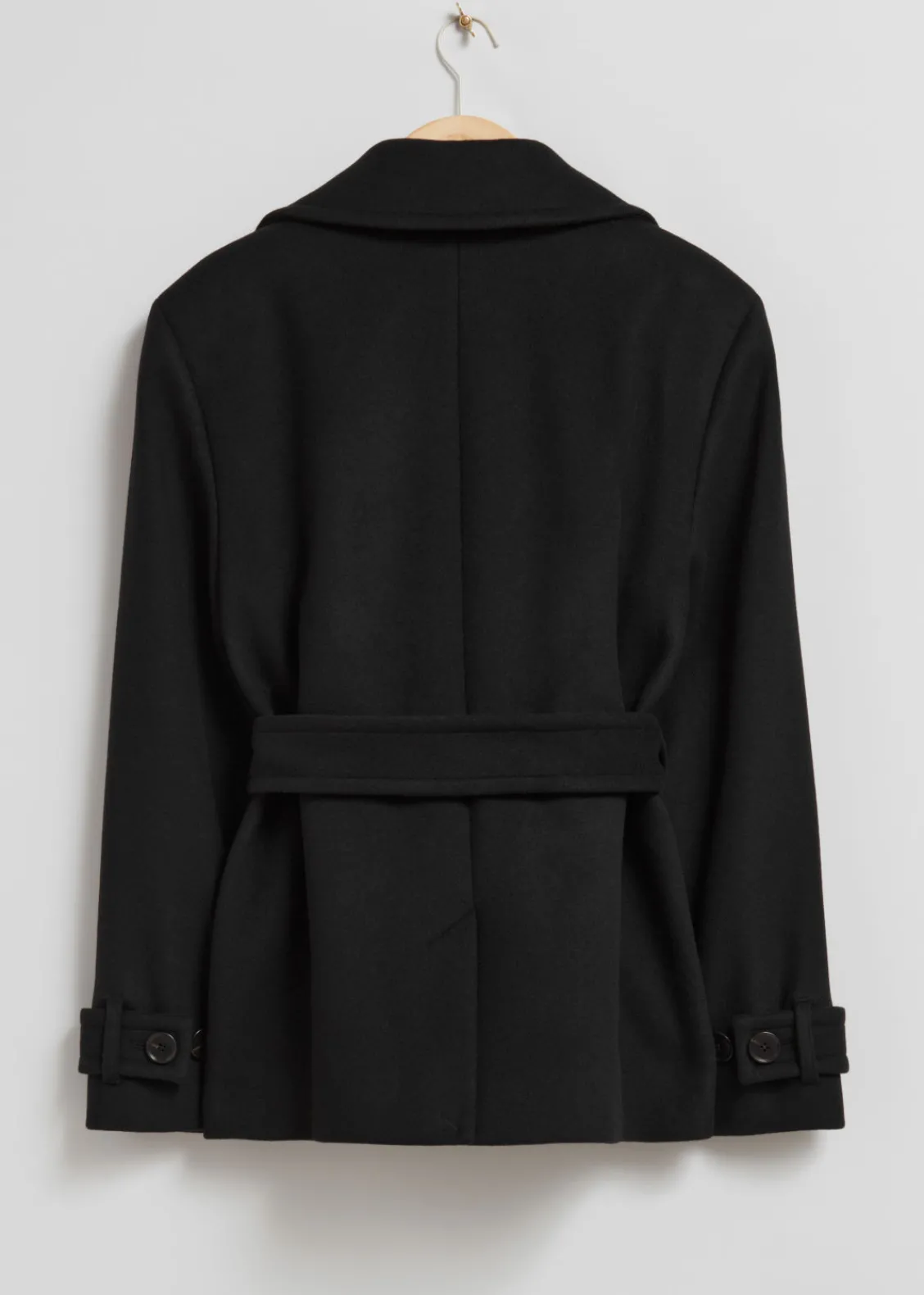 & Other Stories Outerwear | Belted Wool Jacket