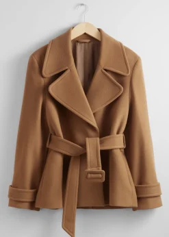 & Other Stories Outerwear | Belted Wool Jacket