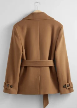& Other Stories Outerwear | Belted Wool Jacket