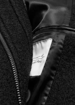 & Other Stories Outerwear | Biker Wool Jacket Black