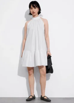 & Other Stories Dresses | Bow-Detailed Mini Dress