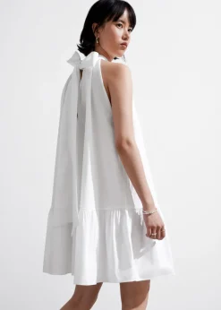 & Other Stories Dresses | Bow-Detailed Mini Dress