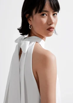 & Other Stories Dresses | Bow-Detailed Mini Dress