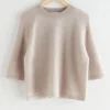 & Other Stories Tops | Sweaters & Knits | Boxy Alpaca Knit T-Shirt
