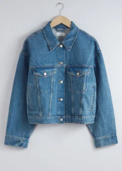 & Other Stories Sets & Suits | Outerwear | Boxy Denim Jacket Mid Blue
