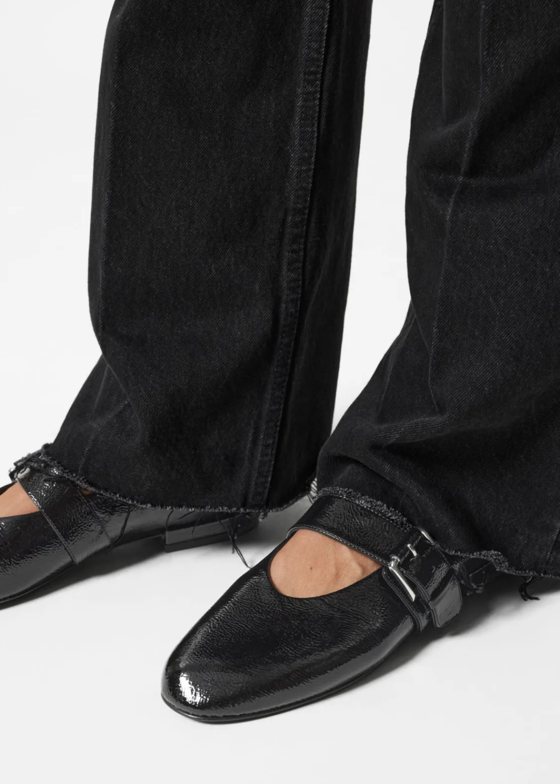 & Other Stories Loafers & Flats | Buckled Leather Ballerinas