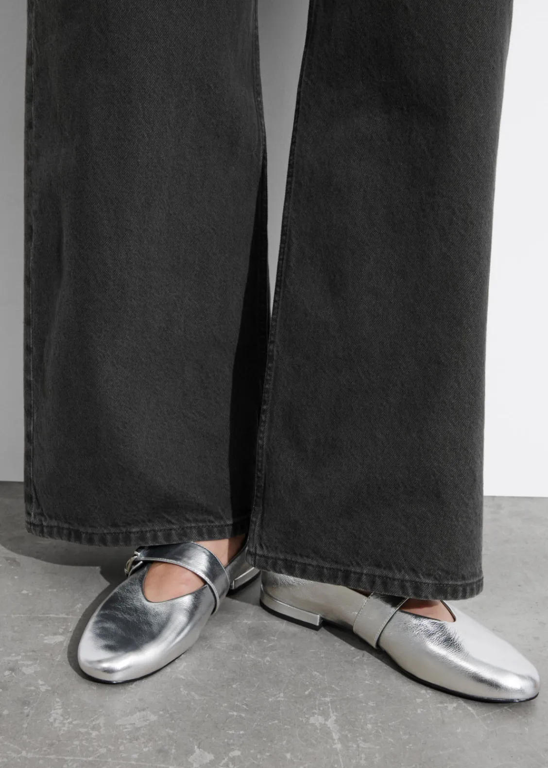 & Other Stories Loafers & Flats | Buckled Leather Ballerinas