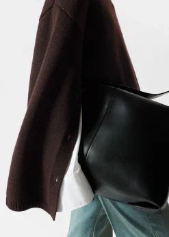 & Other Stories Sweaters & Knits | Button-Detailed Merino Sweater Dark Brown
