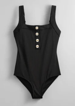 & Other Stories Swimwear | Button-Detailed Swimsuit