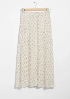 & Other Stories Skirts | Buttoned A-Line Midi Skirt
