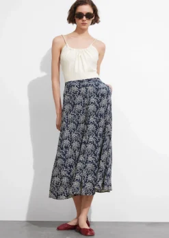 & Other Stories Skirts | Buttoned A-Line Midi Skirt