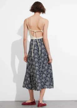 & Other Stories Skirts | Buttoned A-Line Midi Skirt