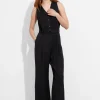 & Other Stories Jumpsuits | Buttoned Sleeveless Jumpsuit Black