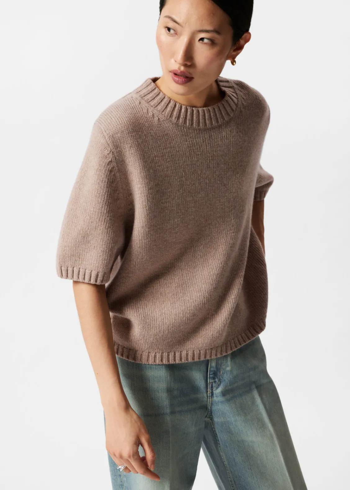 & Other Stories Tops | Sweaters & Knits | Cashmere-Blend Knit T-Shirt