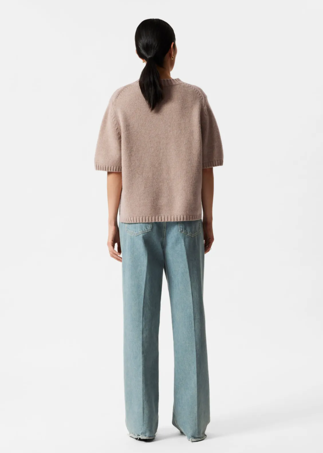 & Other Stories Tops | Sweaters & Knits | Cashmere-Blend Knit T-Shirt