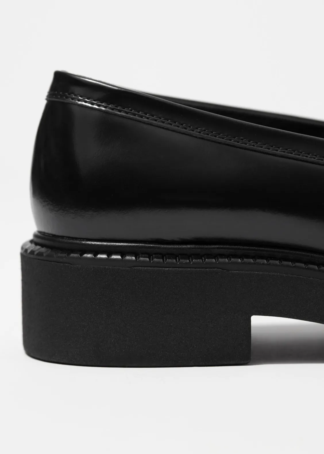 & Other Stories Loafers & Flats | Chunky Leather Loafers Black
