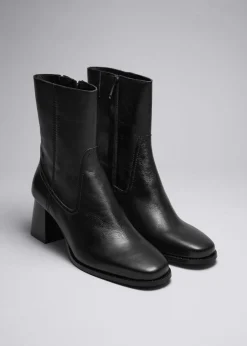 & Other Stories Boots | Classic Leather Ankle Boots
