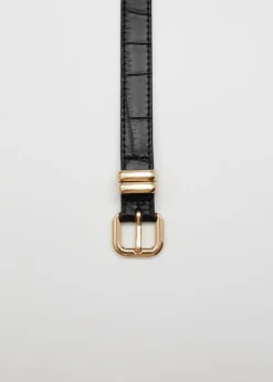 & Other Stories Belts | Classic Leather Belt Black