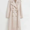& Other Stories Outerwear | Classic Relaxed Trench Coat Beige
