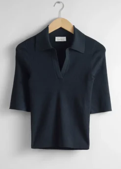 & Other Stories Tops | Sweaters & Knits | Collared Short-Sleeve Top