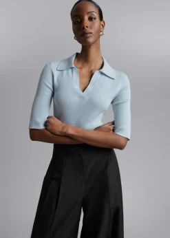 & Other Stories Tops | Sweaters & Knits | Collared Short-Sleeve Top