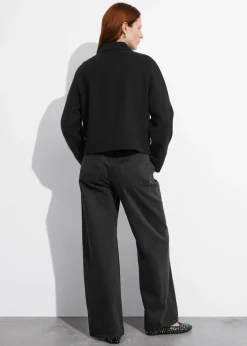 & Other Stories Outerwear | Collared Wool-Blend Jacket