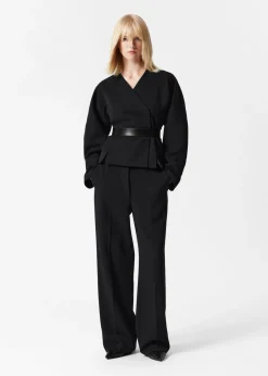 & Other Stories Blazers & Vests | Collarless Blazer Black