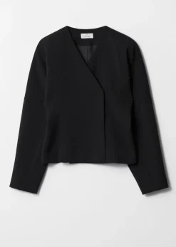 & Other Stories Blazers & Vests | Collarless Blazer Black