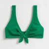 & Other Stories Swimwear | Crepe Knot Tie Bikini Top