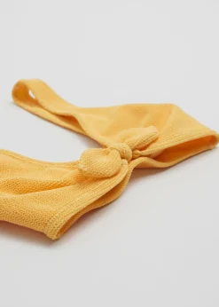 & Other Stories Swimwear | Crepe Knot Tie Bikini Top