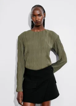 & Other Stories Tops | Crinkled Top
