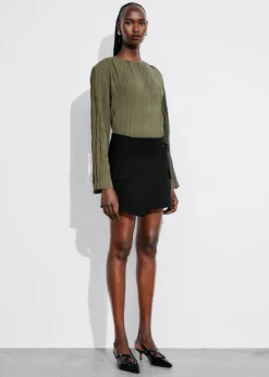 & Other Stories Tops | Crinkled Top