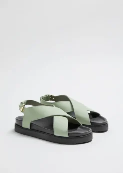 & Other Stories Loafers & Flats | Sandals | Criss-Cross Leather Sandals