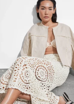 & Other Stories Sets & Suits | Skirts | Crocheted Midi Skirt White