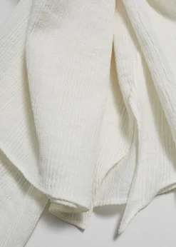 & Other Stories Tops | Cropped Asymmetric Frilled Top