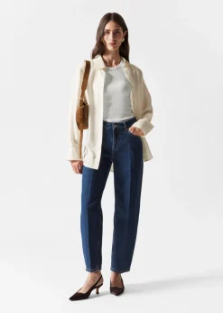 & Other Stories Jeans | Cropped Barrel-Leg Jeans