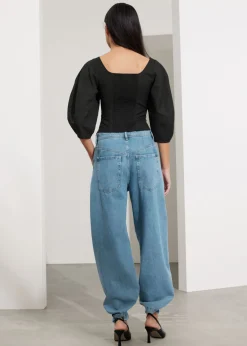 & Other Stories Blouses & Shirts | Cropped Corset Blouse